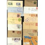 BRITISH COMMONWEALTH KGVI small accumulation of 103 covers & postal cards, countries noted incl.