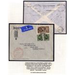 1937 Printed 'Leyland Motors' envelope addressed to Buenos Aires, Argentina, franked 2/6d Re-