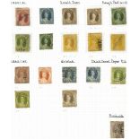 1860-1910 M & U collection on leaves incl. useful range of Chalons in mixed condition. (344)
