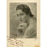 JOHNSON, AMY (1903-41) English Pioneer Aviatrix, photograph (9x11) head & shoulders pose, signed '