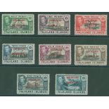 South Shetlands 1944 set of eight, perf SPECIMEN, fine M. SG D1s/8s. Cat. £650. (8)