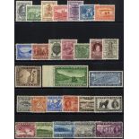 1931 Airmail set with wmk, gum wrinkles o/w UM, SG.195/7, 1933 Annexation set UM, SG.236/249, 1937