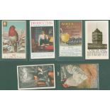 ADVERTISING collection of 47 cards incl. PHOENIX dog food, poultry food, Birds Custard, Harrods,