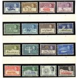 1963-79 UM collection on leaves incl. 1963-69 defin set (16), 1971 decimal (14 marginals), 1973,