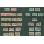 1913-34 duplicated M & U ranges from all printers displayed on hagner leaves, comprising 1913