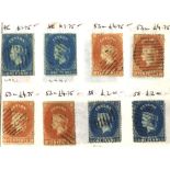 APPROVAL BOOK of Victorian stamps (made up about 40 years ago), some duplication. ST.Cat. £2000. (