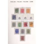 1856-1979 M & U collection housed in a Schaubek hingeless album commences with a range of 1850's-