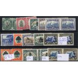 1933-48 Hyphenated issue M, SG.54/9, 61/64ca, plus other oddments incl. 5s, SG.64b & 10s, SG.64c. (