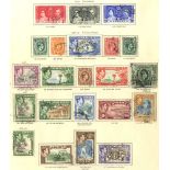 BRITISH COMMONWEALTH KGVI good to FU collection of 3173 stamps within the Crown printed album,