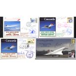 CONCORDE Collection of 97 commemorative illustrated covers for First Flights, Anniversaries etc.