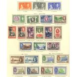 BRITISH COMMONWEALTH KGVI Mint collection of 4073 stamps within the Crown printed album, ranges of