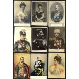 ROYALTY - FOREIGN album of approx. 340 cards, mostly European noted Kaiser Franz Joseph I, Ferdinand