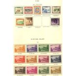 BRITISH COMMONWEALTH KGVI mint collection housed in the printed Crown album, mainly part sets,