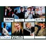 AUTOGRAPHS - CINEMA selection of signed postcard photos and slightly larger signed by various actors