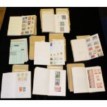 CLUB BOOKS - circulated and uncirculated (157) worldwide M or U ranges, good variety.