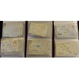 FREE FRANK FRONTS collection housed in three small photo albums, approx. 175 fronts in all, 1 - C-