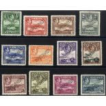 1938-51 Defn set, Perf SPECIMEN, fine M, SG.98s/109s. Cat. £300