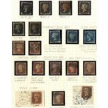 1840-1901 VICTORIA COLLECTION/ACCUMULATION on leaves, hagners etc. highlights incl. 1840 1d