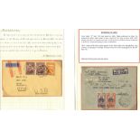 1940-43 WWII flight covers (12) incl. Italy & Italian Colonies, Mozambique, Ethiopia and a