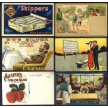 ADVERTISING album containing approx. 150 cards, vast majority advertising cards for various products
