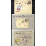 1893 envelope to Paris, franked 10kr blue, tied by double line POSTCONDUCTEUR IM ZBGE INNSBRUCK NO