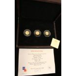 Guernsey/Jersey/Isle of Man - 2018 £1 gold coin set for WWI Centenary (23.94g 22ct) No. 34 of 250