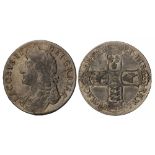 1688 crown, QVARTO, GVF/AEF, light tone. S3407.