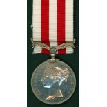 Indian Mutiny Medal, 1858 to Private Peter Low, 72nd foot (Duke of Albany's own Highlanders - The