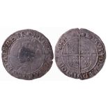 Shilling, sixth issue mm tun (1592-95), GVF & sharp but adjustment lines across the head (these