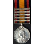 Queen's South Africa Medal, clasps Cape Colony, Orange Free State, Transvaal, South Africa 1901 &