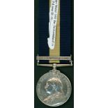 Cape of Good Hope General Service Medal, 1900 clasp Bechuanaland to Tpr. P.Chauney C.Pol. NrEF.