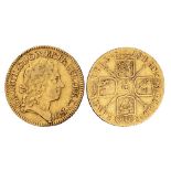 1719/6 guinea, very fine, a nice problem-free example, the overdate clear and scarcer than the