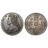 1739 crown, roses, DVODECIMO, EF with a nice old bluish cabinet tone. Attractive and scarce in