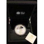 2017 Royal Mint Britannia £10 5oz pure silver proof coin, cased/cert. (SBG5)