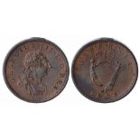 Ireland - 1805 penny, EF, rare in this condition.