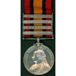 Queen's South Africa Medal, clasps Cape Colony, Wepener, Transvaal & Wittebergen to 624 Cpl. W.S.