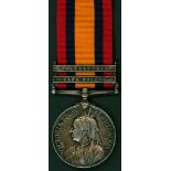 Queen's South Africa Medal, clasps Cape Colony & Driefontein to 9285 Pte. H.Walker, Cldstm. Gds.