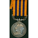 British South Africa Company's Medal, 1896, Rhodesia 1896 rev to 3891 Corpl. A.Whitehead 2. W.