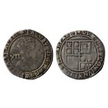 Shilling, second coinage, fifth bust, mm Mullet (1611-12), fair, a scarce mint mark. S2656.