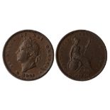 1826 penny, AEF/GVF+ S3823.