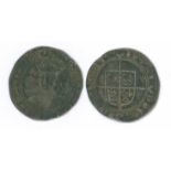 Sixpence, mm tun (1551-3) GF/VF, toned and a very decent 'type' coin. S2483.