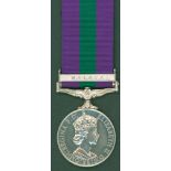 General Service Medal Eliz II, clasp Malaya to 2729815 A.C.I C. P. Murray, R.A.F, EF.