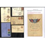 POSTAL HISTORY ACCUMULATION large lot of mostly U & unused Postal Stationery incl. censored,