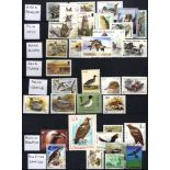 BIRDS (EUROPEAN) collection of approx 1400 stamps, 13 M/Sheets & 14 booklets, virtually all UM,