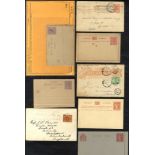 Postal history selection of covers & stationery from New South Wales (5) & Victoria (11).