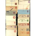AUSTRALIA/PACIFIC postal stationery unused selection from Australia, N.S.W, British New Guinea, Cook