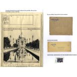 MILITARY WWII - AIRGRAPHS specialised study in a binder with emphasis on illustrated items with