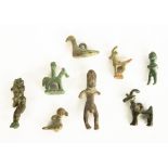 (8) Middle Eastern Bronze Amulets