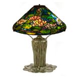 Tiffany Style Leaded Pond Lily Lamp