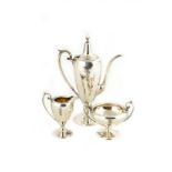 Gorham Sterling Silver Hand-Hammered Tea Set